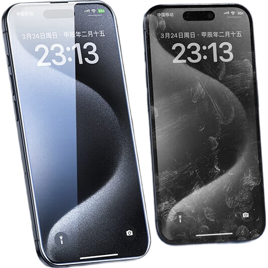Защитная пленка LANGLING для Apple iPhone 11 Pro Max / XS Max, антишпионская, закаленное стекло, 2 шт.