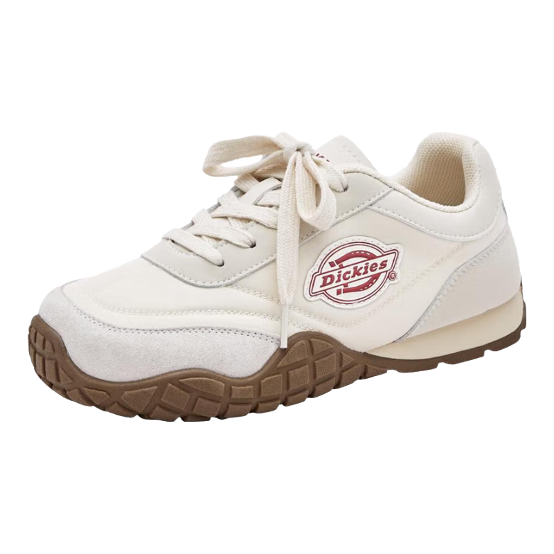 Dickies Girls' Training Shoes, New Spring And Summer Style, Versatile White Sneakers for Children, Fashionable Casual Running Shoes for Students