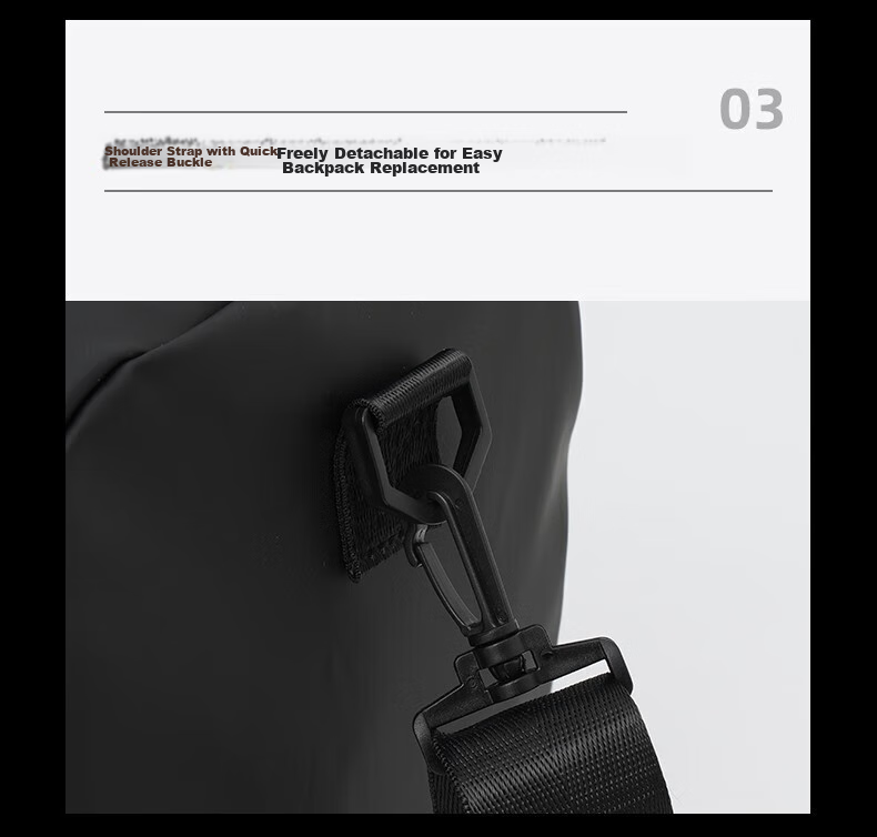 Warrior Travel Bag for Men, Dry And Wet Separation Fitness Bag, Business Trip Handbag, Storage Sports Bag, Luggage Bag with Large Capacity, Swimming Bag 21