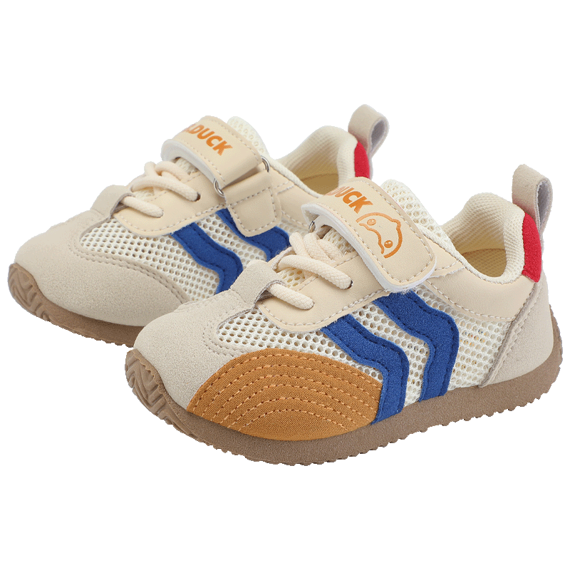 B.Duck Children's Walking Shoes, Boys And Girls Toddler Footwear, Summer Comfortable Breathable Shoes, Single Mesh Sneakers