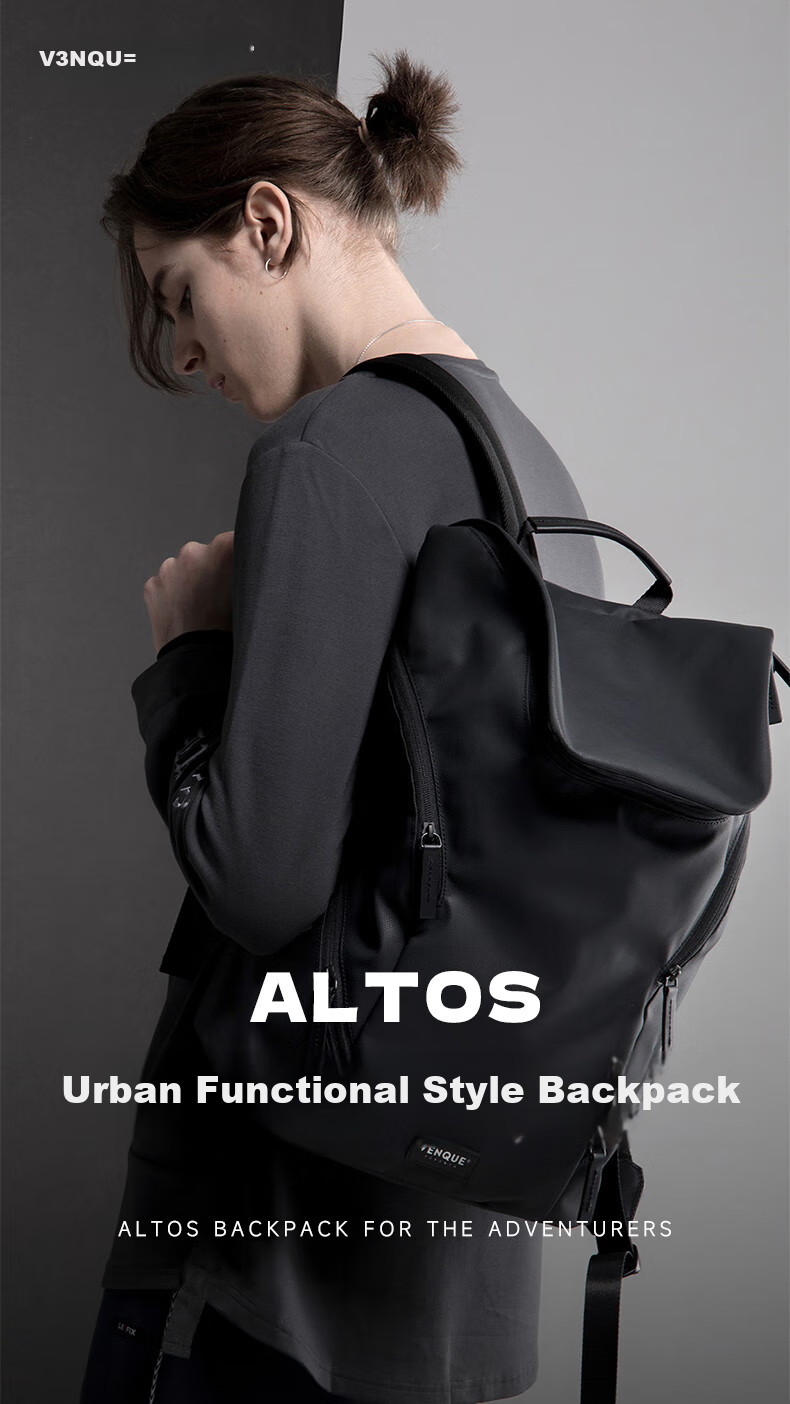 VENQUE Backpack for Men And Women, Large Capacity Lightweight Outdoor Travel Bag, Commuter Business Laptop Bag, College Student Schoolbag 1