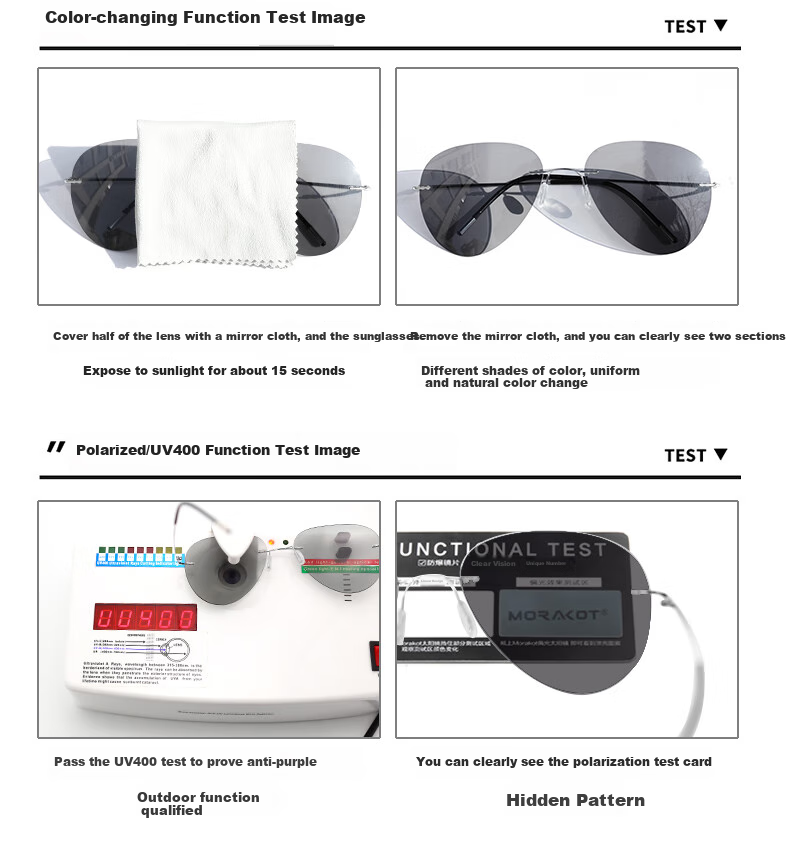 Bertha Ultra-Light Photochromic Sunglasses for Men, Driving-Specific Glasses, UV Protection, Polarized Fashionable Sunglasses for Wome 17