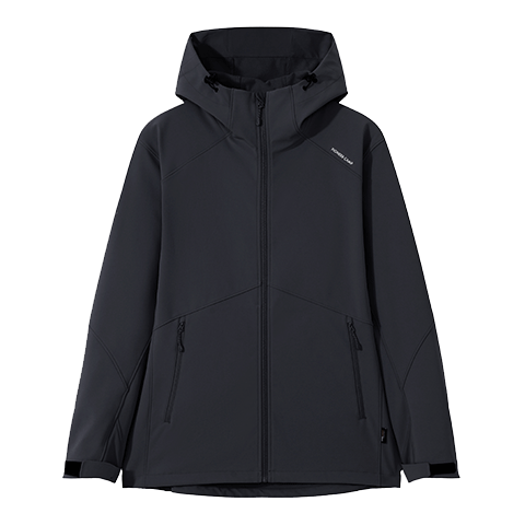 Pioneer Camp Sea Lion Soft Shell Jacket for Men, Spring And Autumn Outdoor Fleece-Lined Warm Windproof Waterproof Cordura Hiking Mountaineering Jacket