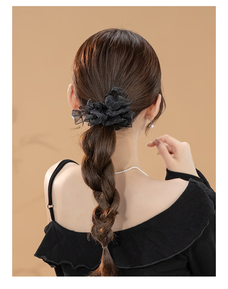 CHIMERA Hair Ties, Bow-Shaped Elastic Bands for Ponytails And Bun Hairstyles, Hair Scrunchies, Hair Bands, Hair Ties, Birthday Gift for Girls 4