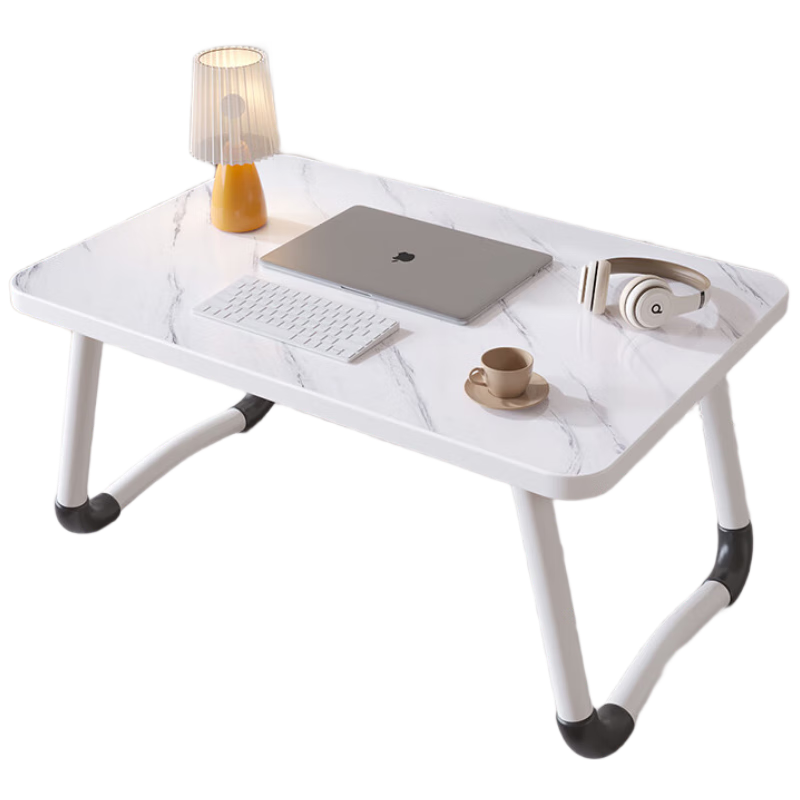 Gupujia Foldable Laptop Desk, Small Table for Dormitory, Student Study Desk, Bedroom Floor-Standing Bay Window Table