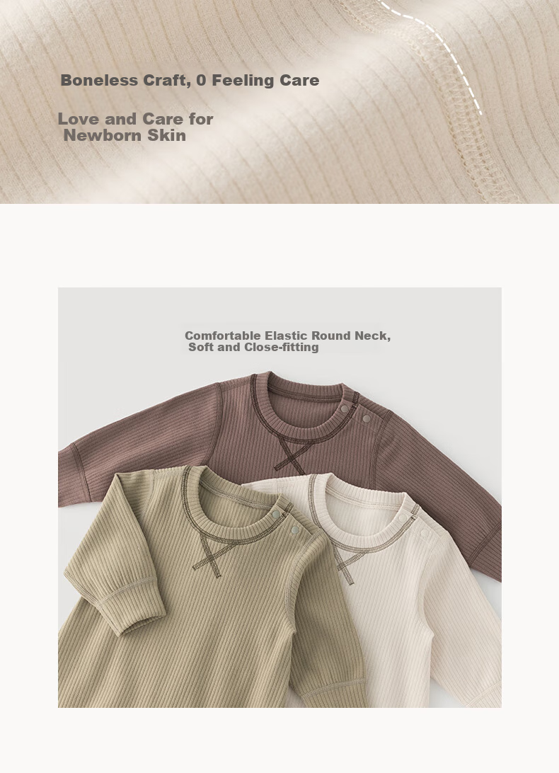 Guaiqixiong [Air Light Warm Fleece] Baby Romper, Autumn And Winter Warm Sleepwear, Heat-Retaining Onesie, Crawling Suit 7