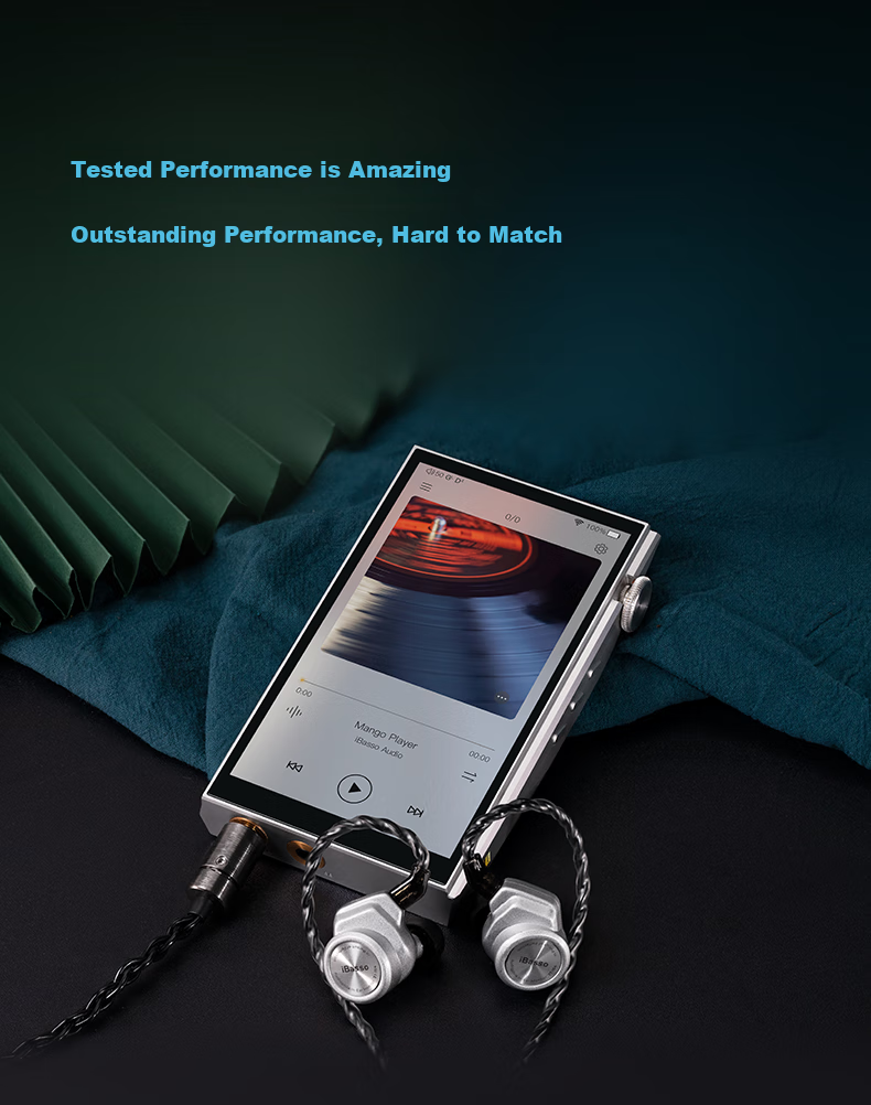 IBasso DX260MK2, HIFI Android Audiophile-Grade Decoder, DSD Lossless Music Player, MP3 Silver Blue 7