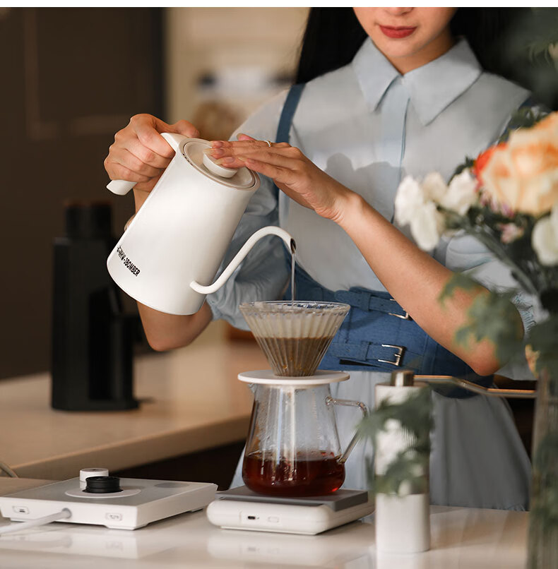 MHW-3BOMBER Assassination Bomber Temperature-Controlled Pour-Over Kettle, Electric Heating Pour-Over Flow Control Smart Coffee Kettle, Home Electric Water-Heated Tea Maker 28