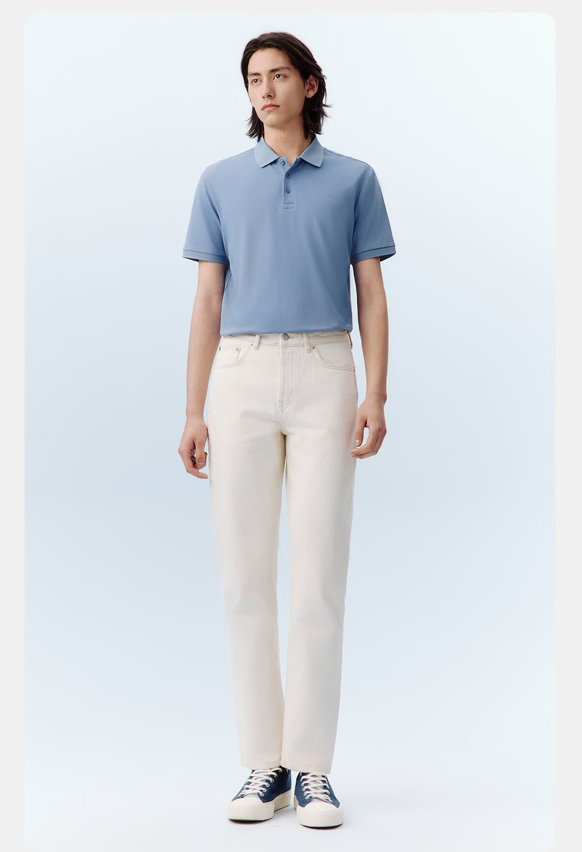 Hodo Ice Cream Polo Shirt Men Summer Ice Silk Cotton Cool Quick-Dry Short Sleeve T-Shirt Dad Style 8
