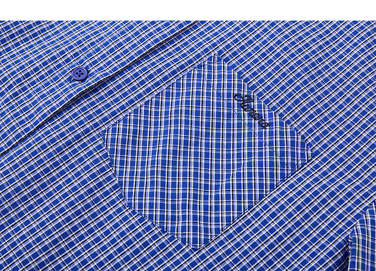 Demana Natural Cotton Autumn Smart Retro Plaid Shirt Loose Fit Petite Elegant Women's Blouse 3