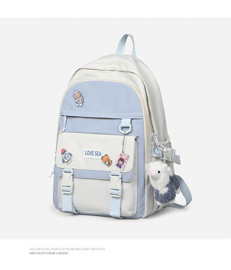 Aiqinghai Backpack Schoolbag for Primary And Middle School Students, Fashionable High-End Travel Sports Lightweight Casual Outing Bag 11