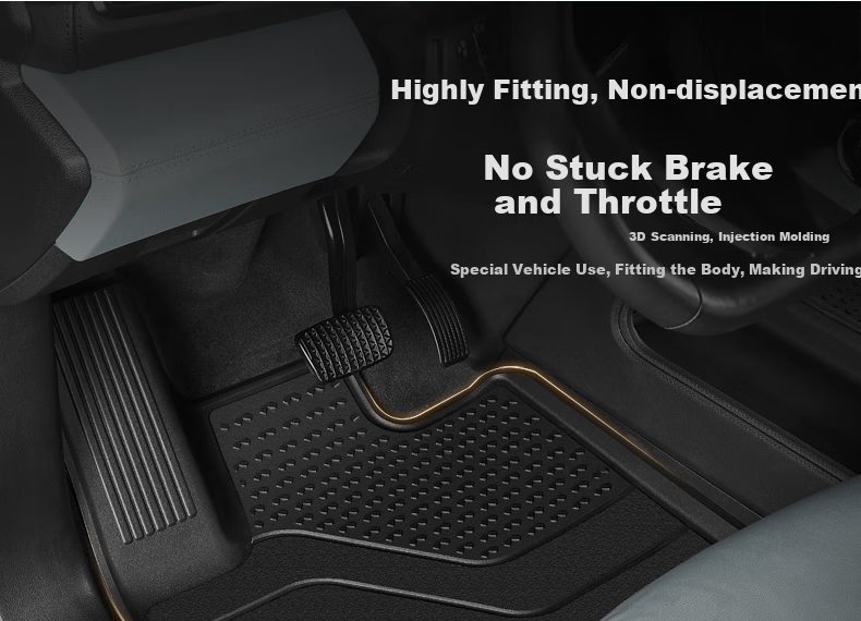 3W Suitable for NIO ES6 Dedicated TPE Car Floor Mats, EC6 New Energy Exclusive Model + Carpet Surface, 2023-2026 Models 9