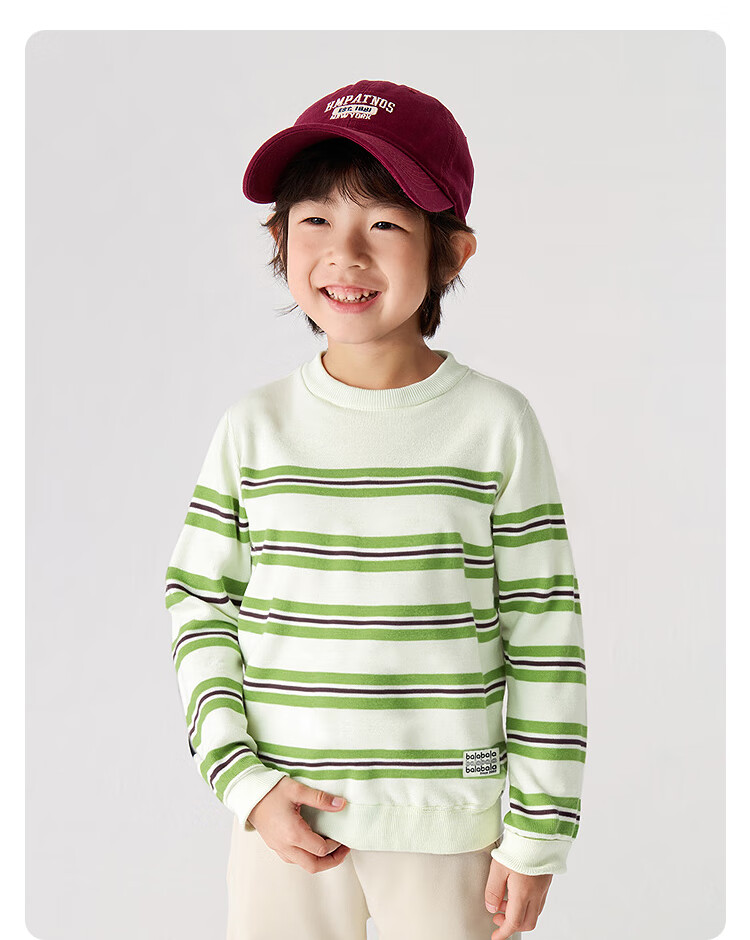 BALABALA Balaone Kids Sweater Boys 2025 Spring Autumn Knitwear Girls Parent-Child Pullover 208325103201 6