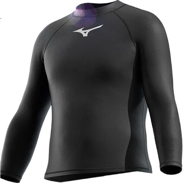 Мужской купальный костюм MIZUNO, шорты до колена, с длинным рукавом, быстросохнущий, устойчивый к хлору, размер XL
