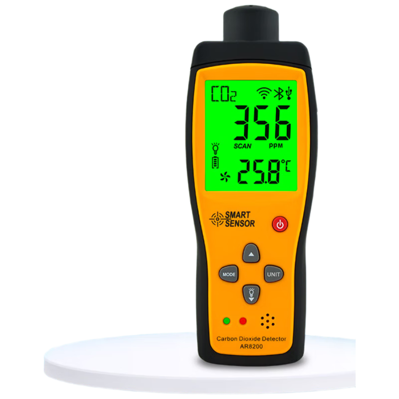 CEM AR8200 Handheld CO2 Gas Detector CO2 Concentration Tester Gas Content Alarm