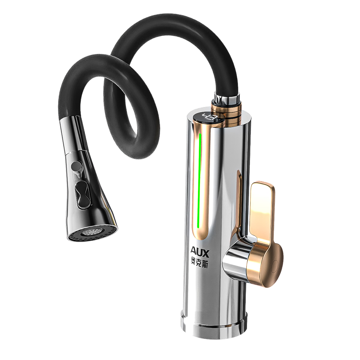AUX Electric Hot Water Tap, Instant Heating Faucet, Dual-Use for Cold And Hot Water, Kitchen And Balcony Household Water Heater