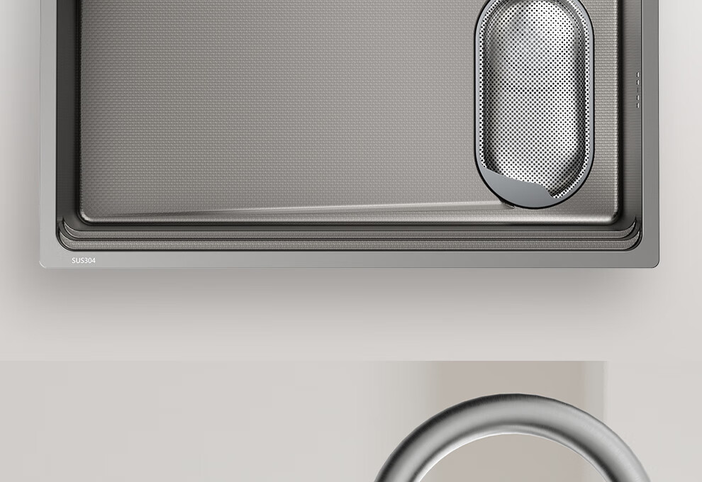ARROW 3mm Thickened Large Single Sink, 304 Stainless Steel Vegetable Washing Basin, Handmade Nano Sump [Renovation Subsidy 15%] 29