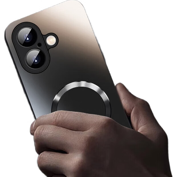 Чехол NEYAA AG Frosted для iPhone 16, совместимый с MagSafe, ультратонкий, полнозащитный, противоударный, синий сапфир