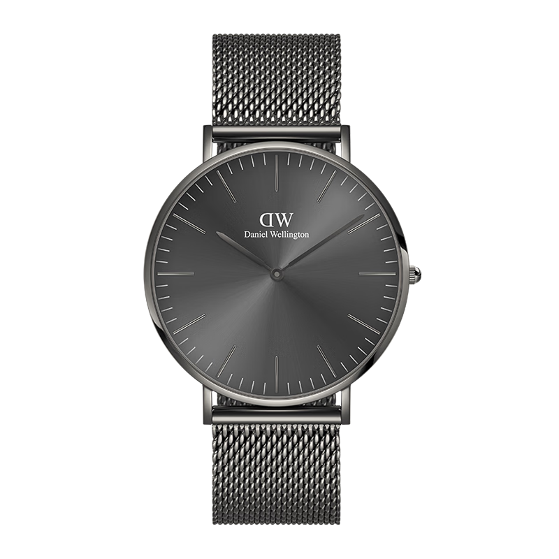 DanielWellington DW Men's Watch Phantom Series Quartz Steel Band Western-Style Wristwatch Birthday Gift for Boyfriend DW630