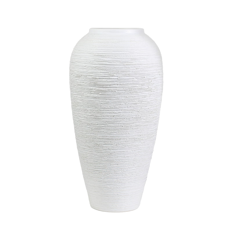 Qiju Yaji Ceramic Vase Minimalist Nordic Style Solid Color Japanese Hydroponic Fresh Flower Pot Large 30230