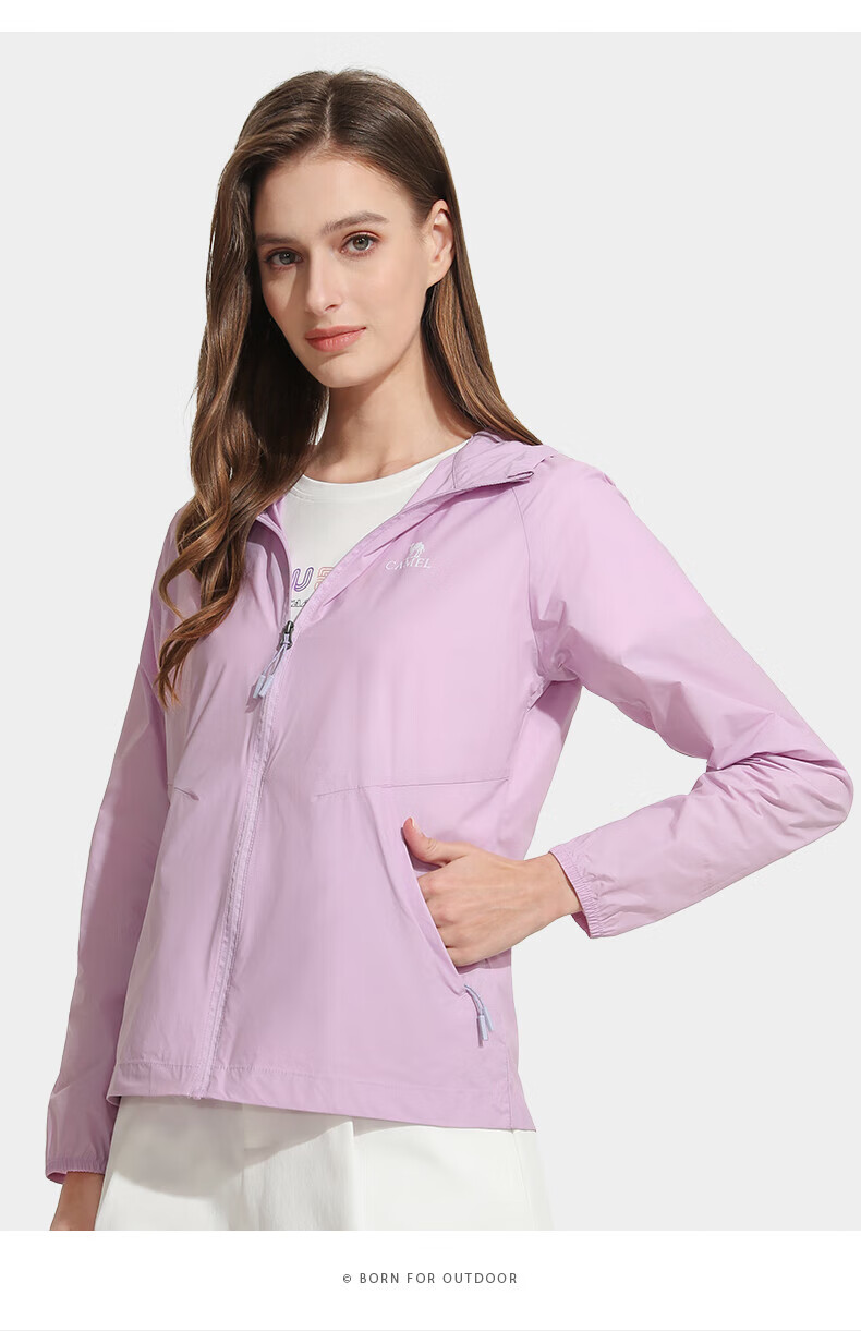 CAMEL Outdoor Sun Protection Jacket Lightweight Breathable UV Protection Sports Skin Jacket Sunscreen Coat A012251005A M 15