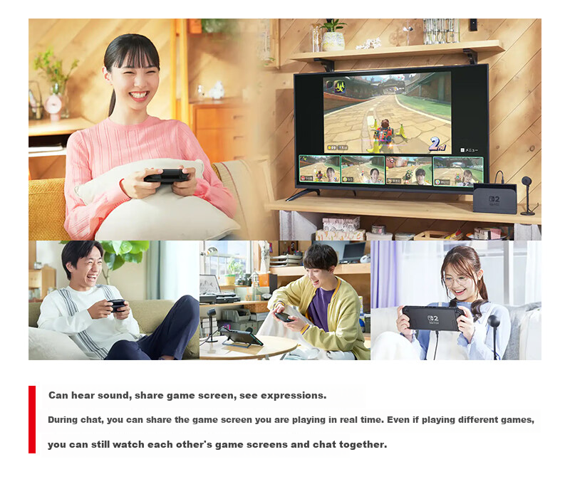 Nintendo Switch Joy-Con Controller for Switch 2 Hong Kong Version, Left And Right Gray Control Accessories, Casual Family Gathering Birthday Gift Bluetooth Gamepad 11