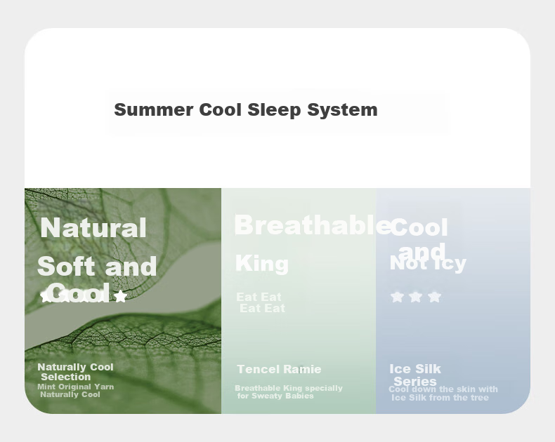 Babycare Summer Baby Air Conditioning Quilt, Cooling Blanket, Natural Cool Gauze Blanket, Mint Ice Lemon Flavor, 110*140CM 5