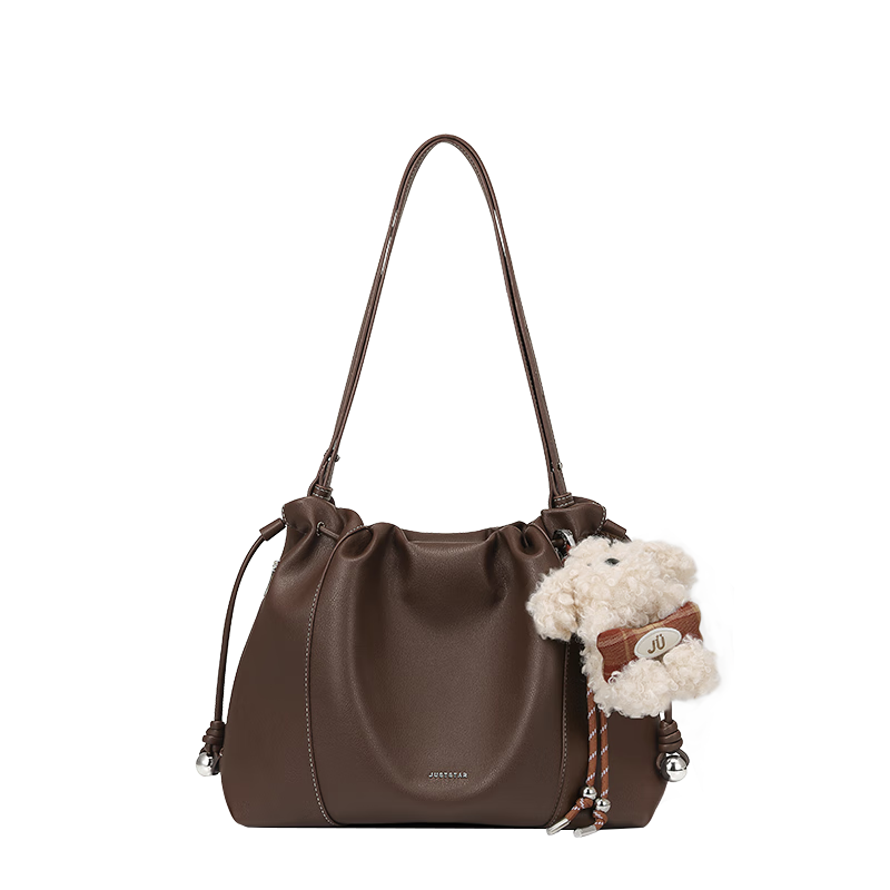 JUST STAR 2025 New Lightweight Luxury Large Capacity Women's Shoulder Crossbody Commuter Tote Bag Birthday Gift