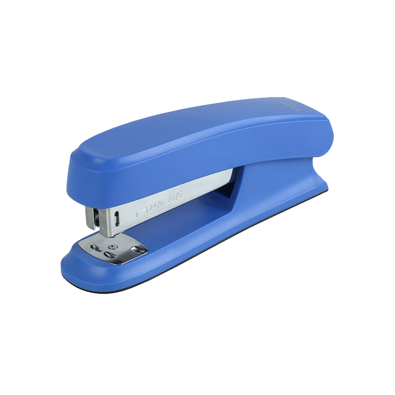 COMIX 20-Page Comfortable Office Stapler, Durable Stapler Large Size Compatible with #12 Staples 24/6 Staples, Office Supplies B2982 Blue