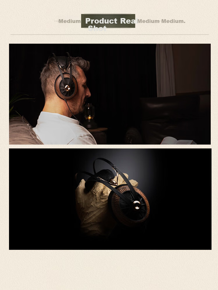 MEZEANTO (Meze) MEZE Audio 109 PRO Primal Over-Ear Headphones, Open-Back Dynamic Wired HIFI Music Headphones, Limited Editio 8