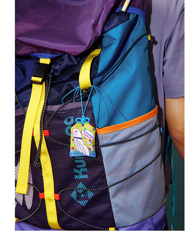 KUMPOO Featherweight Badminton Sports Backpack Hiking Double Shoulder Bag Crying Center Collaboration Model Xunfeng KB-526.CCC Gray 10
