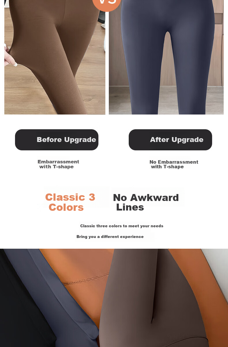 LangSha Seamless High-Waisted Leggings for Women, High-Elastic Butt-Lifting Cycling Yoga Pants, Coffee Color, Size M 4