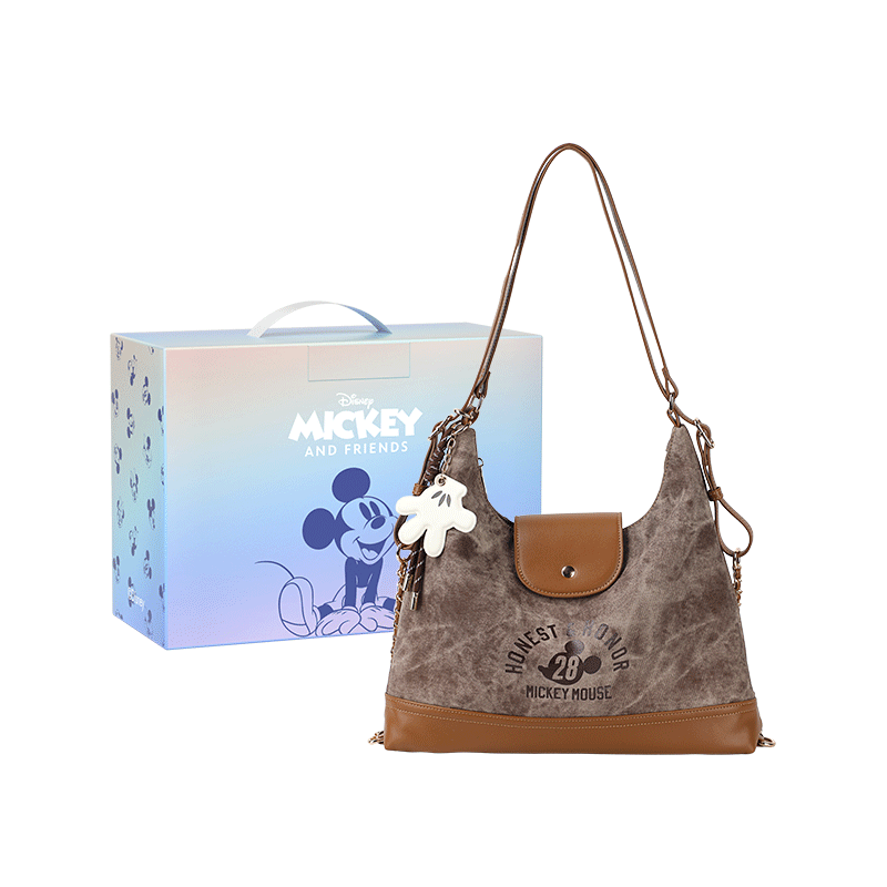 Disney Women's Handbag, Shoulder Bag, Multifunctional Backpack, Mickey Mouse Bag, Gift Box Set, Birthday Present for Wome