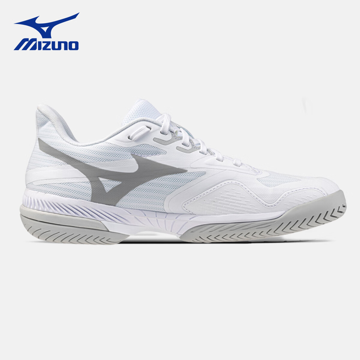 MIZUNO Women's EXCEED COURT Tennis Shoes Youth Professional Training Badminton Multi-Purpose Shoes White Size 39