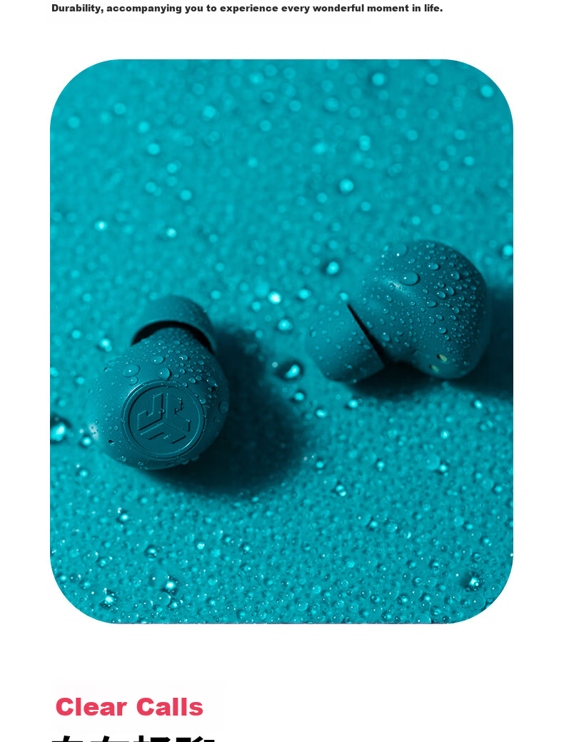 JLab GO Pop ANC True Wireless In-Ear Noise Cancelling Earbuds Mini Bluetooth Headphones Gaming Sports Music Earphones Compatible with Android/iOS Gift Black 7