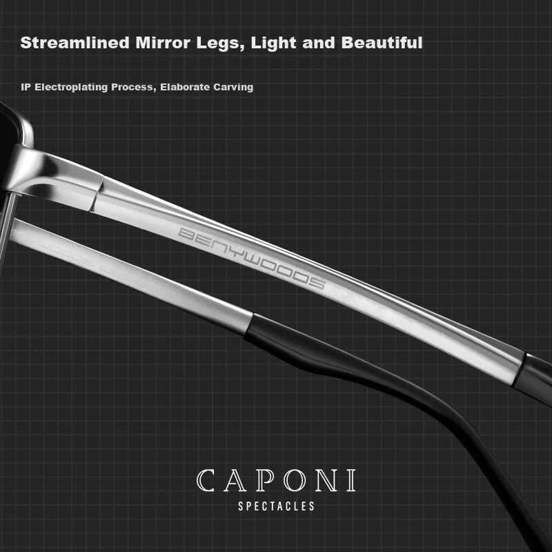 CAPONI Nylon Polarized Sunglasses for Men And Women, Driving Sunglasses, Fishing Sunglasses, UV Protectio