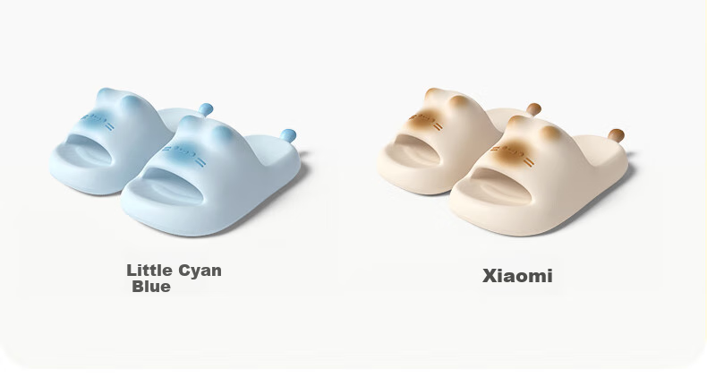 Chikoku Cute Cat Slippers for Women, Summer New Style Indoor Home Thick-Soled Cartoon Outdoor Sandals 26