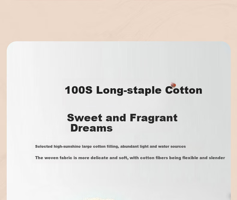 Bailisi Home Textile Four-Piece Set, 100-Count Long-Staple Cotton High-Count Sateen Bedding Set Including Bedsheet, Duvet Cover, And Quilt 9