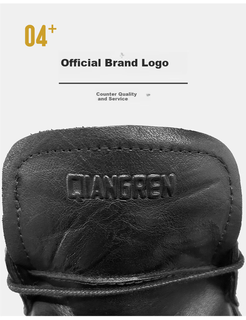 Qiangren Business Casual Men's Shoes, Soft Sheepskin Upper, Wide Fit Work Leather Shoes, Comfortable for Feet, JDA87557, Black, Size 42 13