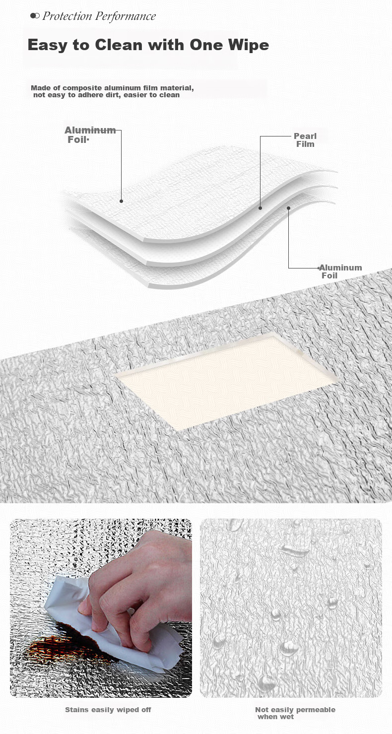 CAMEL Moisture-Proof Mat, Picnic Mat, Thickened Outdoor Camping Tent Ground Mat, Anti-Odor Mat, Foldable Seat Cushion, Floor Mat 3