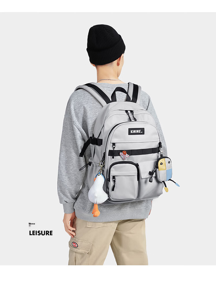 V.NINE Backpack for Middle And High School Students, Unisex Laptop Bag 14/15.6 Inch, College Student Travel Backpack 17