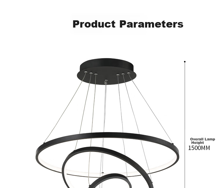 NVC Pendant Light, Modern And Simple Bar Lamp, Nordic Style Chandelier, 85W White Intelligent Full Spectrum 15