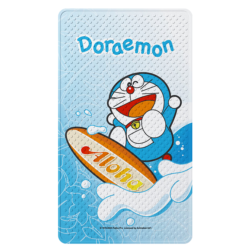 Dajiang Doraemon Co-Branded Printed Non-Slip Bath Mat for Children's Shower Room And Bathroom, Anti-Fall Floor Mat, 50x80cm
