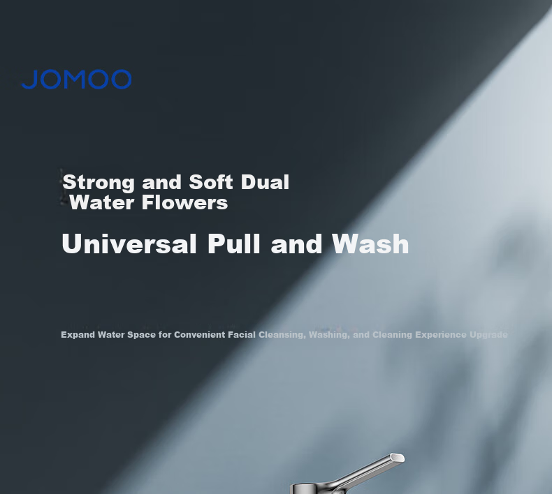 JOMOO Basin Faucet, Pull-Out Design, Hot And Cold Water, Washbasin Faucet, Face Washing Basin Faucet, 32344-574 3