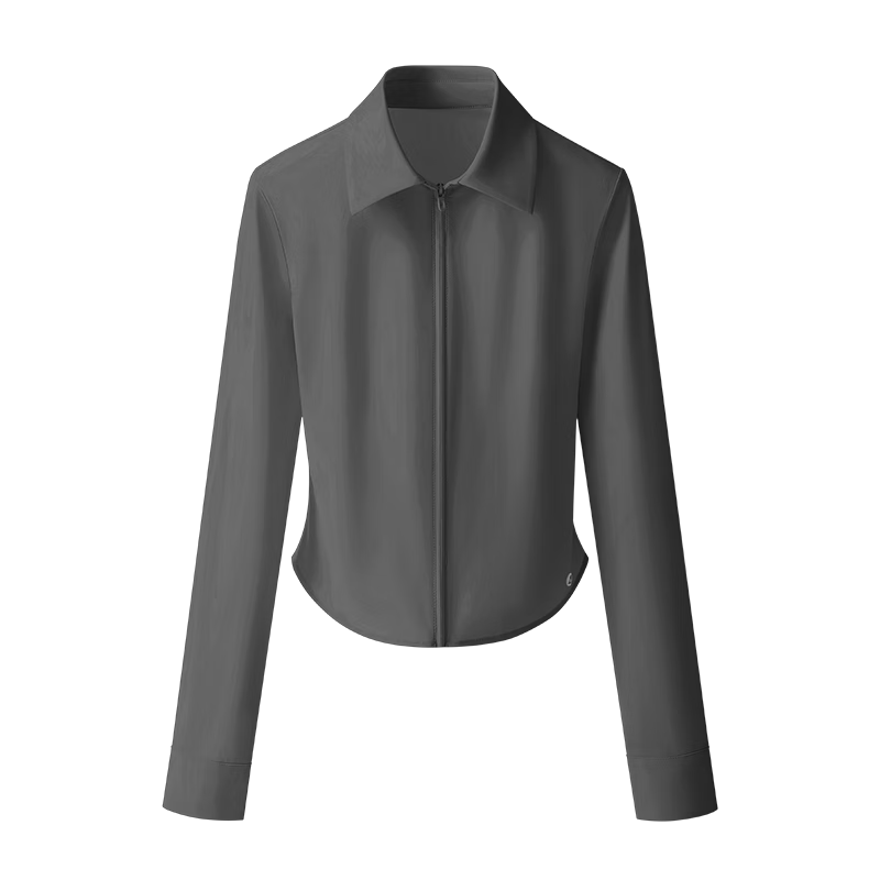 KAZUKOIN Slim Sun Protection Shirt for Women, Spring And Summer UV-Resistant Outdoor Sports Ice Silk Sun Protection Clothing