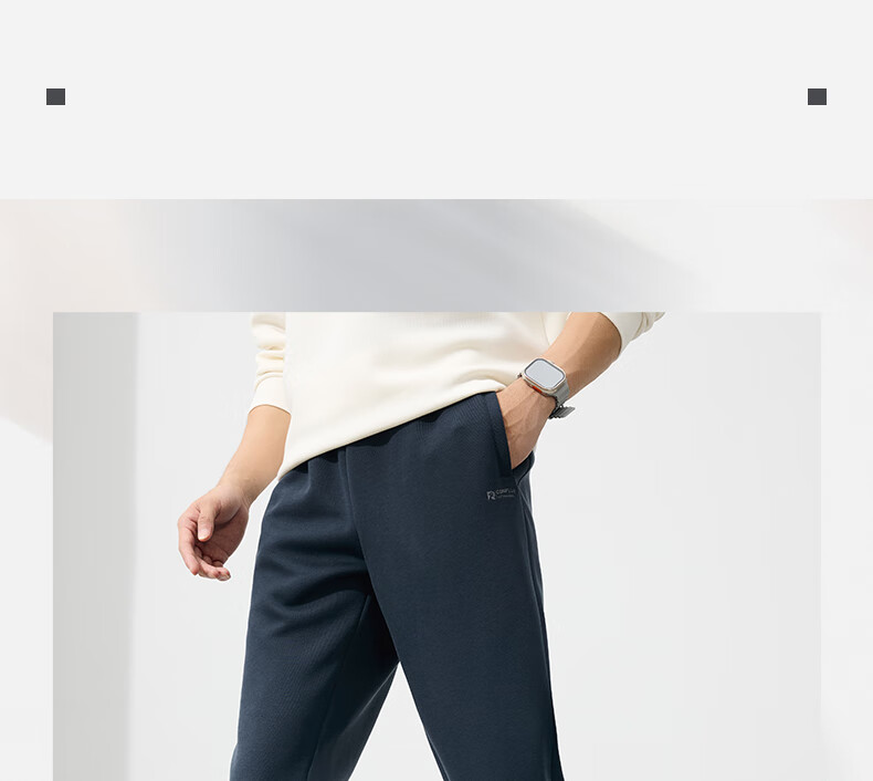 361° Men's Autumn and Winter New Sports Pants Loose Fit Running Casual Five-Minute Straight Pants 652534708-3 8