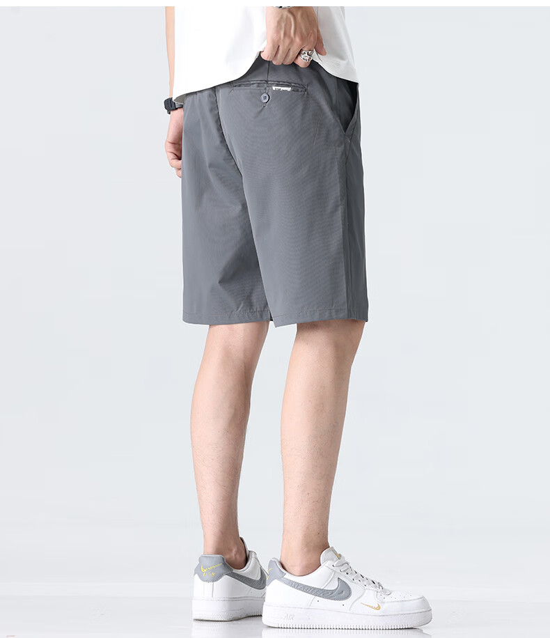 MARK FAIRWHALE Ice Silk Cooling Five-Point Shorts for Men, 2026 Summer New Loose Casual Pants, Trendy Quick-Dry Shorts for Me 8