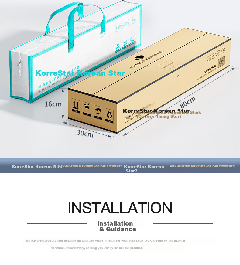 KORRESTAR Class A Household Full-Coverage Mattress-Style Anti-Fall Mosquito Net, Prevents Falling off Bed, Full Coverage Bottom, Thick Gray, 1.8 Meters [1 Bottom Screen] 28