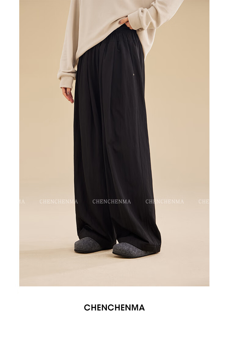 Chenchenma Parent-Child Fleece-Lined Sherpa Fleece Loose Casual Versatile Pants 7281D 23