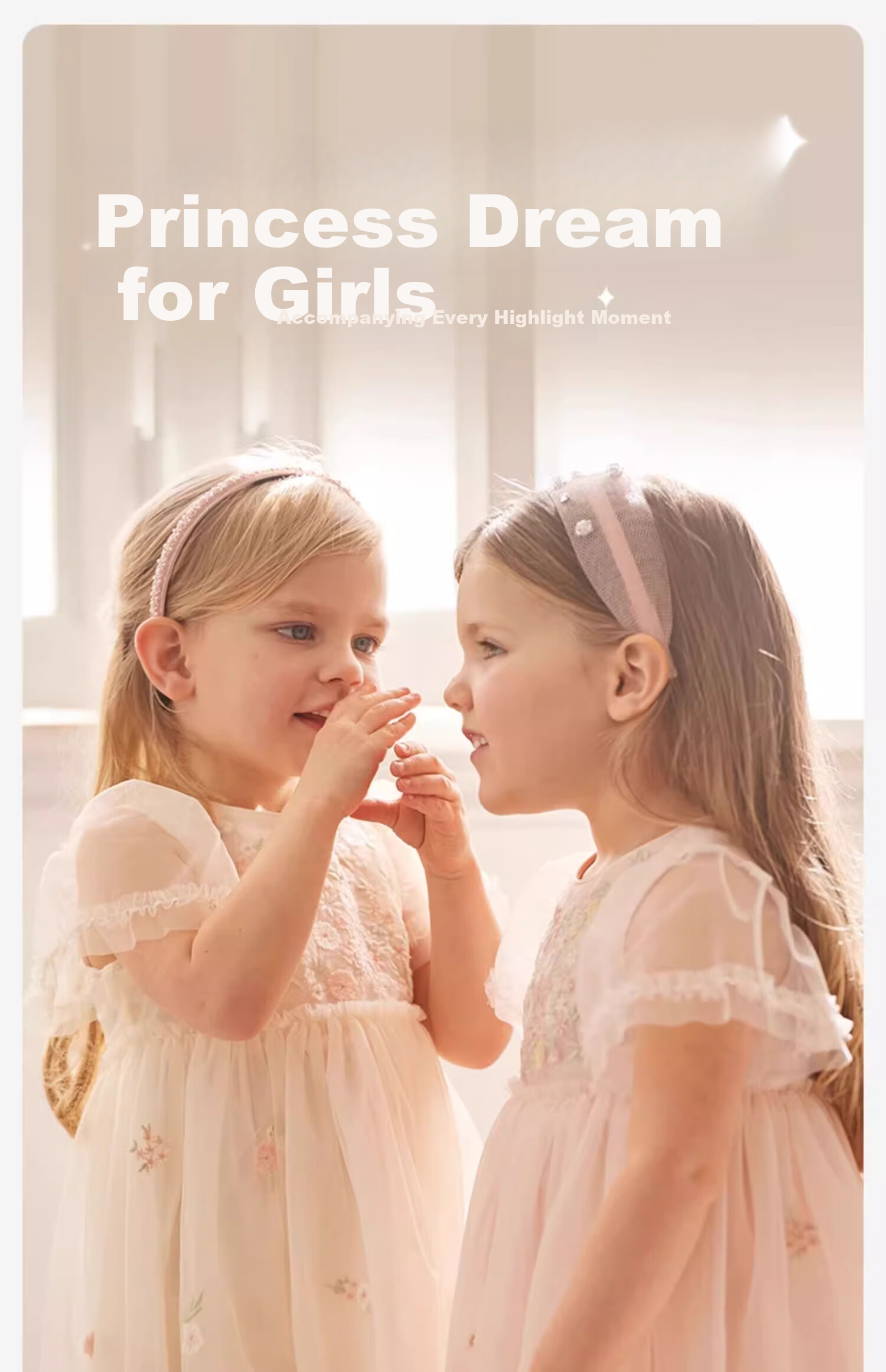 DAVE & BELLA Girls' Summer Dress, Stylish Tulle Princess Dress, Children's Birthday Dress 1
